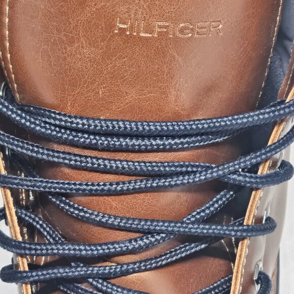 Tommy Hill figures men's Colins 2 waterproof brown Blue duck boots men size 11 - Picture 3 of 7